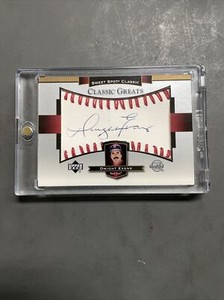 Dwight Evans Autographed 2003 Upper Deck Sweet Spot Classic Greats Card Red Sox