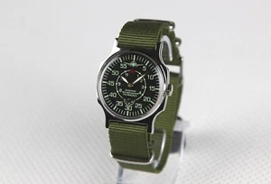 Mechanical men's wristwatches POBEDA  Military intelligence  Aviation  watch - Picture 1 of 11