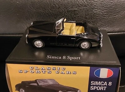 SIMCA 8 SPORT Coches Deportivos Clásicos Diecast Modelo Coche Ediciones Atlas 1:43 Foto 1 de 4