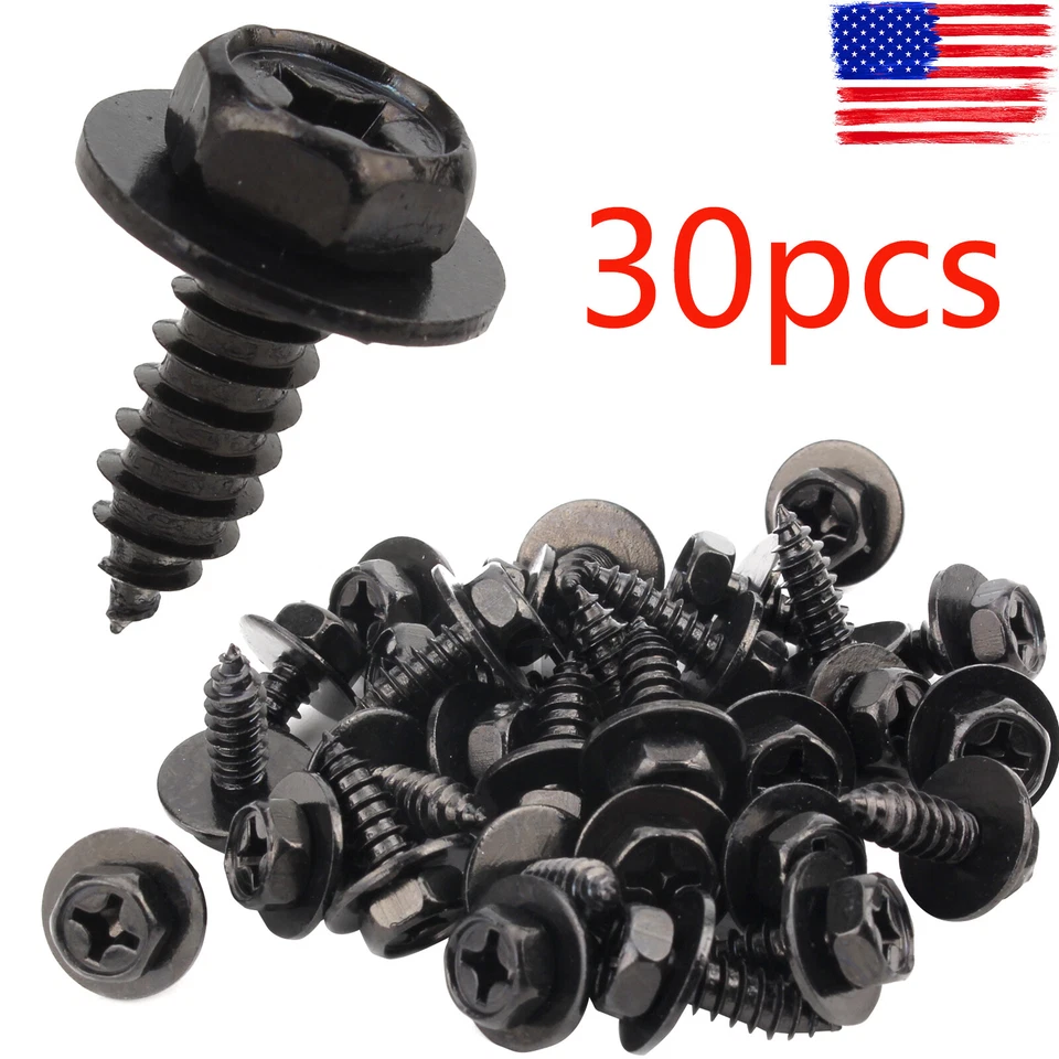 30X 90159-60498 Screw Bolt Retainer Fender Liner Under Cover Screw For Toyota Foto 1 de 4