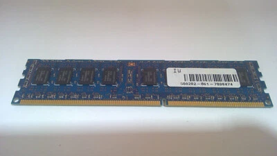 Genuine DIMM Dual Rank Memory Module for ProLiant G6 2GB PC3-10600 500202-061 - Image 1 of 4
