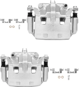 cciyu 19B3123 19B3122 Front Left & Right Brake Calipers with Bracket For Nissan - Picture 1 of 8