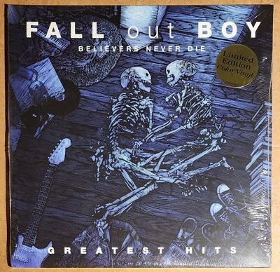 Fall Out Boy: Believers Never Die Greatest Hits - New 2 LP Yellow Vinyl  - Image 1 of 3
