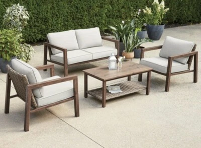 Better Homes & Gardens Willow Springs 4 Piece Conversation Set - Image 1 of 4