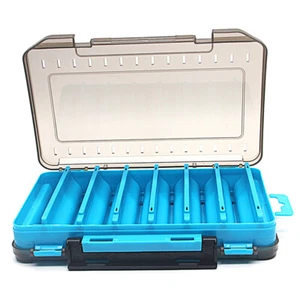 Fishing Tackle Box 14 Compartments Fishing Accessories Lure Hook Storage Case - Picture 1 of 22