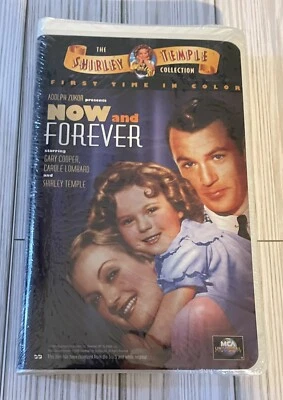 Vintage 1996 Shirley Temple Colorized VHS Movie "Now and Forever" Sealed. Foto 1 de 3