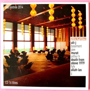 ALT-J BASEMENT JAXX MURAT DEATH FROM ABOVE 1979 FYFE JJ RARE CD LES INROCKS - Foto 1 di 2