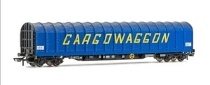 Rivarossi HR6497 BR 4-achs Schiebeplanenwagen in blauer Lackierung Cargowaggon - Picture 1 of 1