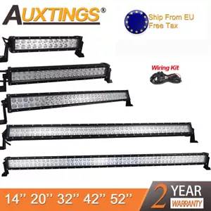 12'' 22'' 32'' 42'' inch Led Work Light Bar Combo SUV Boat Driving Lamp 4x4WD - Imagen 1 de 23
