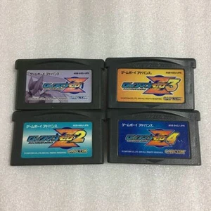 Rockman Zero1, 2, 3, 4 Set Megaman Nintendo Gameboy Advance GBA Capcom Used JPN - Picture 1 of 6