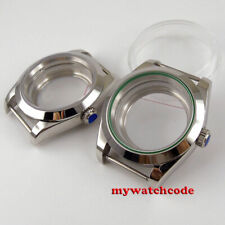 316L steel 36mm sapphire glass automatic Watch Case fit NH35 NH36 2836 8215 2813