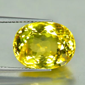 9.59Ct Master Oval Cut _ Great look Untreated Golden Yellow Apatite - Picture 1 of 1