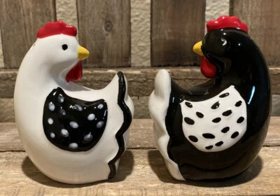 Куриные солонки и перечницы, петушиные солонки и перечницы, фермерские цыплята - Изображение 1 из 4