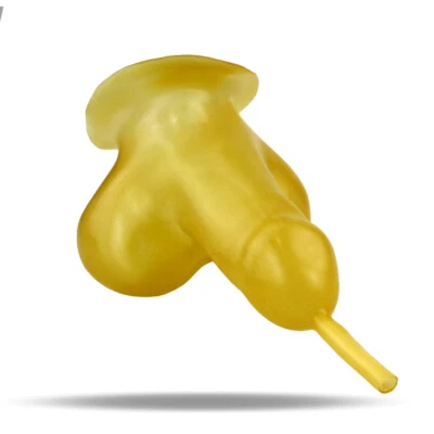 LatexDreamwear - 100% Latex Penishülle kurz mit NS / Natursekt - Anschluss - SM