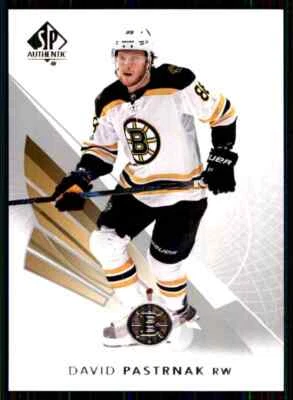 2017-18 Upper Deck SP Authentic David Pastrnak #18 - Image 1 of 2