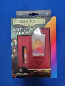 Gamegenic Arkham Horror TCG Investigator Deck Tome Red - Picture 1 of 2