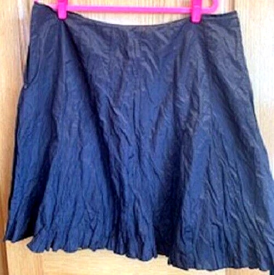 Emanuel Ungaro Women Brown Knee Length A-Line Skirt Fully Lined Side Zip Sz 18W - Image 1 of 4