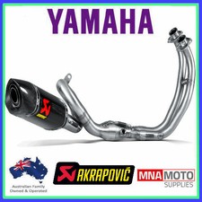 YAMAHA MT-07 / XSR700 AKRAPOVIC FULL EXHAUST SYSTEM CARBON FIBRE LAMS