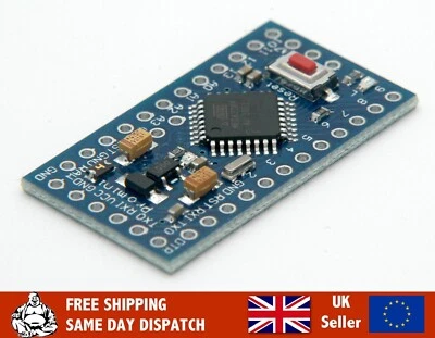 Pro Mini (Arduino Compatible) , 5.0V/16 Mhz ATMega328P - UK Seller - Image 1 of 4