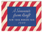 1940 Souvenir Of New York Worlds Fair By Kraft - Recipes