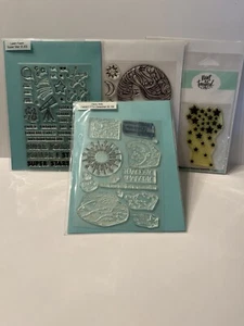 Celestial Clear Stamps Galaxy Stars Star Gazer Dreams  Sentiments New And Used - Bild 1 von 6