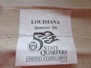 $25 Unopened Mint Bag, 2002-D Louisiana State Quarters - Picture 1 of 3