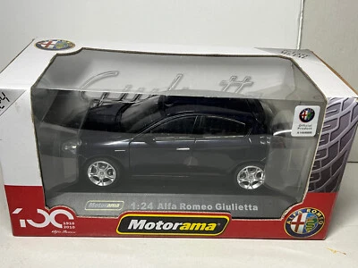 ALFA ROMEO GIULIETTA MOTORAMA - CARARAMA 1/24 - BLU - Immagine 1 di 2