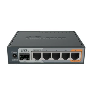 MikroTik hEX S / RB760iGS | Router, 5 x RJ45 Gigabit, 1 x SFP, USB, microSD, L4 - Bild 1 von 3