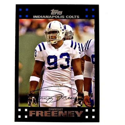 Dwight Freeney 2007 Topps Card #257 NFL HOF Indianapolis Colts - Image 1 of 2