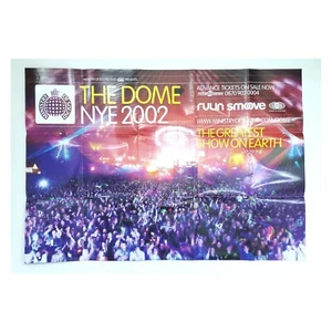 Ministry of Sound 2002 NYE The Dome Poster Concert/Event Promo - Small Tear - Picture 1 of 3