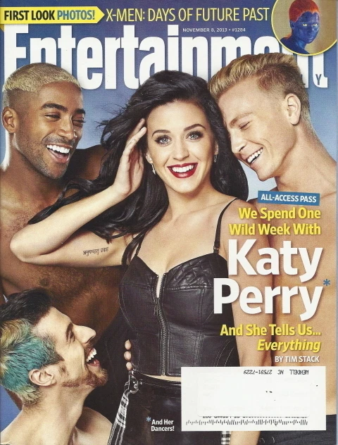 Katy Perry Entertainment Weekly Nov 2013 Ariel Winter Richard Curtis X-Men Days - Image 1 of 1