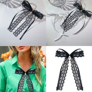 Bowknot Safety Pin Lace Texture Clothing Fastener for Women Stylish Outfits - Bild 1 von 10