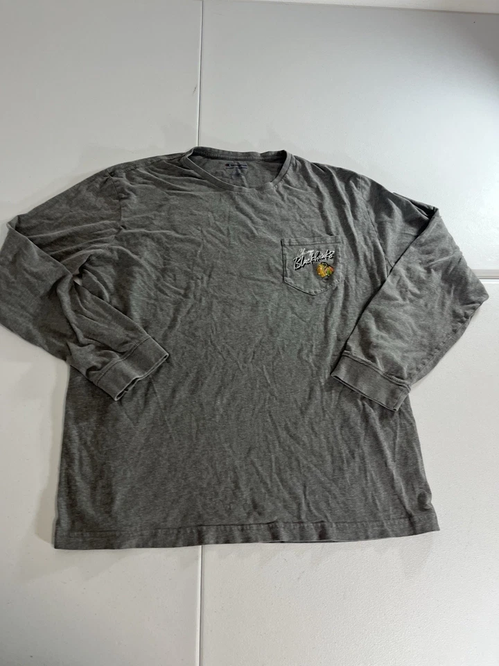 Camisa Chicago Blackhawks manga longa feminina tamanho XL  - Imagem 1 de 4