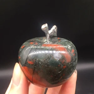 Natural Africa Blood Stone Apple Quartz Crystal Halloween Decorate Healing 115g - Picture 1 of 8