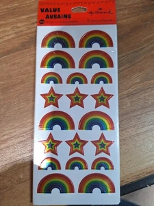 hallmark stickers rainbows 8sh 160 stickers - Picture 1 of 1