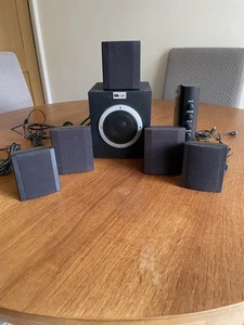 PC Line 5.1 Surround Sound Speakers subwoofer cinema PC gamer - Picture 1 of 13