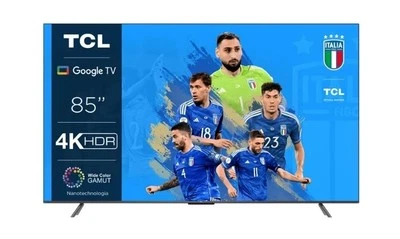 TV 85" TCL 85P735 LED 4K ULTRA HD SMART WIFI 2200 PPI HDR GOOGLE USB HDMI NO 8K - Immagine 1 di 4
