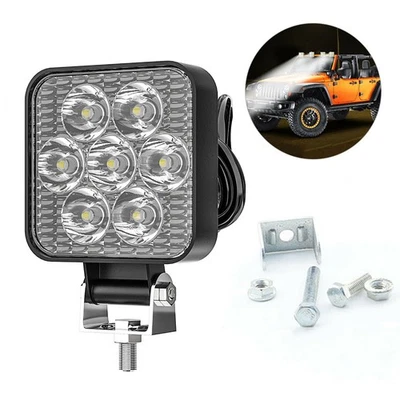 2pcs 21W LED Work Light for Truck SUV Offroad Driving Fog Lamp Spot Beam - Image 1 of 4