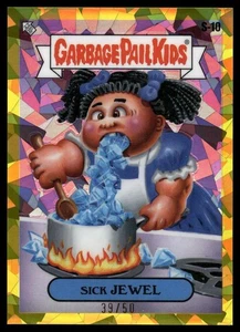 2024 Garbage Pail Kids SAPPHIRE SICK JEWEL SAPPHIRE SATIRES GOLD 39/50 #S-10 - Picture 1 of 2