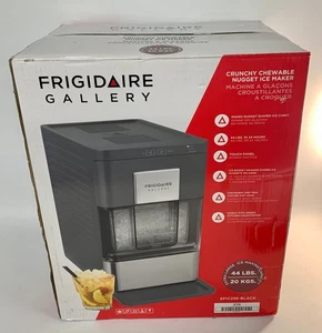 Máquina de hielo Frigidaire EFIC256-BLACK GALLERY 44 LBS crujiente masticable pepita - Imagen 1 de 5