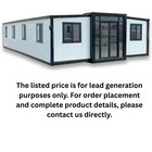 40FT PORTABLE PREFAB TINY HOME 2 BED 1 BATH KITCHEN EXPANDABLE MODULAR CONTAINER
