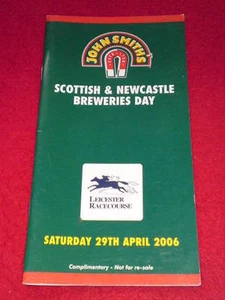 HORSE RACING PROGRAMME - LEICESTER - April 29 2006 - JOHN SMITH'S - Picture 1 of 1