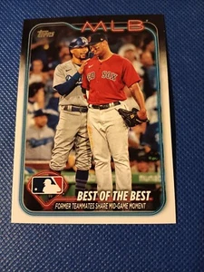 2024 TOPPS BEST OF THE BEST BASEBALL CARD #424 MOOKIE BETTS RAFAEL DEVERS - Picture 1 of 2