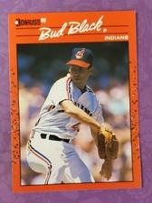1990 Donruss #556 Bud Black Cleveland Indians Baseball Card - PC Quality & TTM