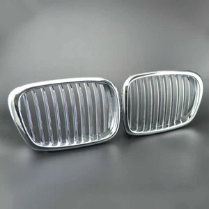 Inserto de rejillas de riñón del capó delantero cromado para BMW Serie 5 E39 1997-2003 - Imagen 1 de 11