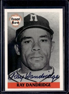 1992 Front Row Ray Dandridge Negro League Auto /5000 (HOF) - Picture 1 of 2
