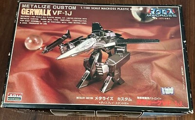 Arii Macross Metalize Custom 1/100 VF-1J Gerwalk Valkyrie Model Kit New Vintage - Image 1 of 4