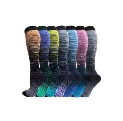 Graduated Compression Socks – 3 Pairs for Travel, Sports & Daily Comfort - Image 1 of 4