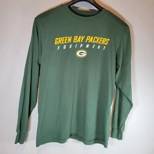 Green Bay Packers Shirt Herren Small Langarm Reebok Grün Freizeit - Bild 1 von 4