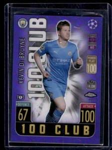 2021-22 Topps Chrome Match Attax UCL Purple Refractor /299 Kevin de Bruyne - Bild 1 von 2